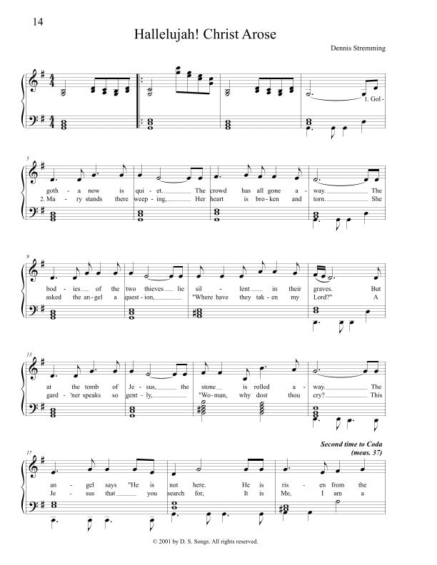 Hallelujah! Christ Arose - SATB & Piano