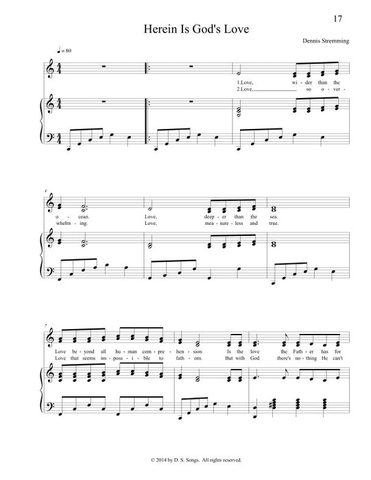 Herein Is God's Love - SATB & Piano