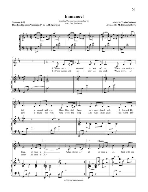 Immanuel - Vocal Solo & Piano
