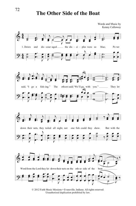 The Other Side of the Boat - SATB